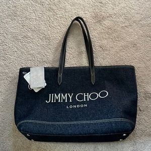 Jimmy Choo Denim Tote Bag